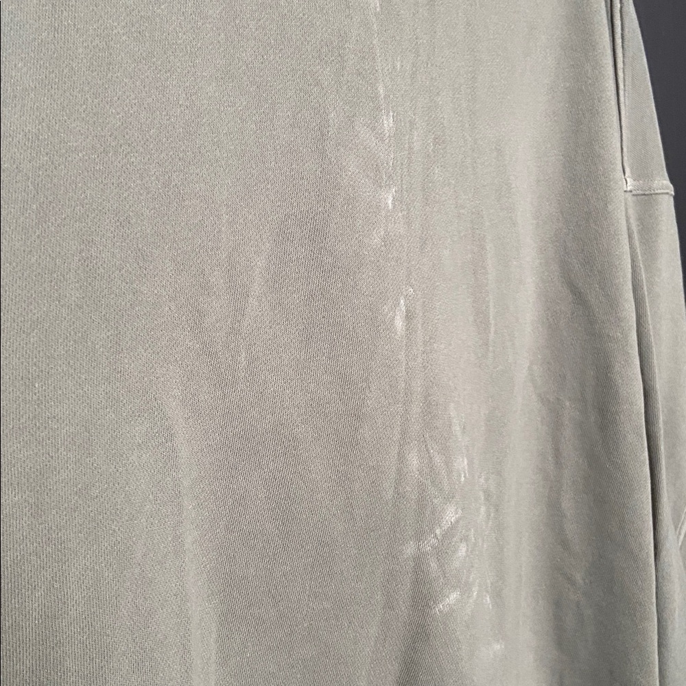 XL Aerie Oversized Sage Green  Distressed Sweatshirt with Balloon Sleeves, NWT - Picture 8 of 17